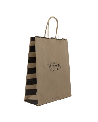 Sac kraft Tonsor & Cie recyclé