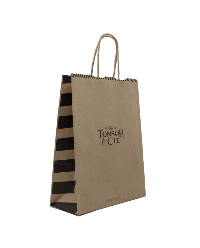 Sac kraft Tonsor & Cie recyclé